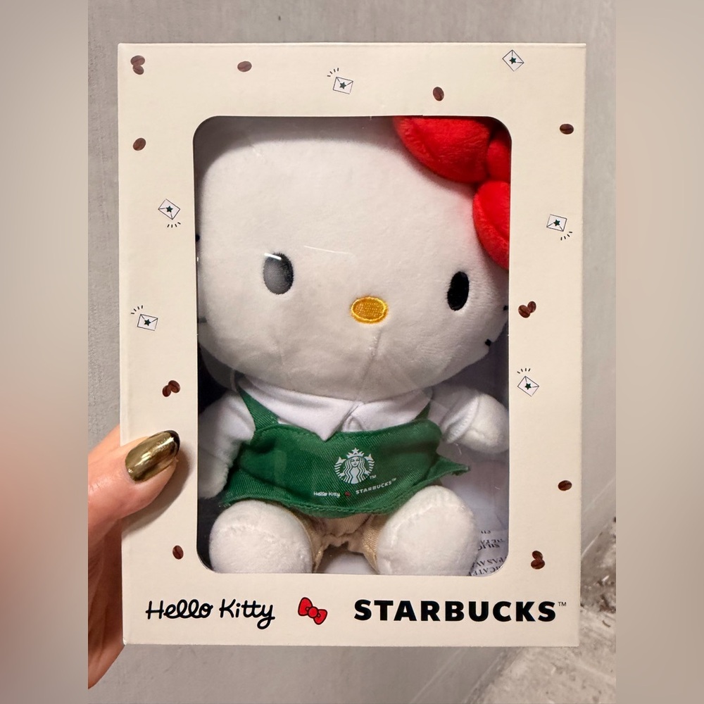 Hello Kitty Starbucks Plush Toy BNIB Limited Edition - Picture 1 of 6